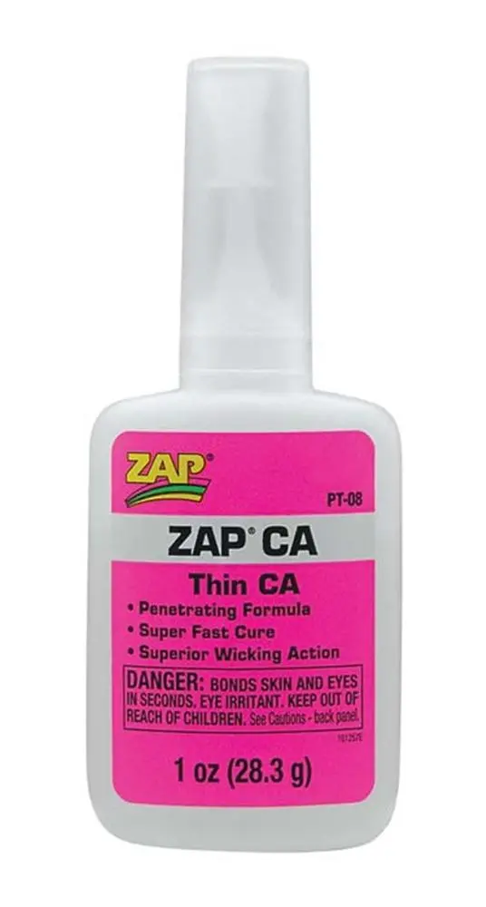 Zap Adhesives Ca Glue, 1 Oz, Pt-08 1