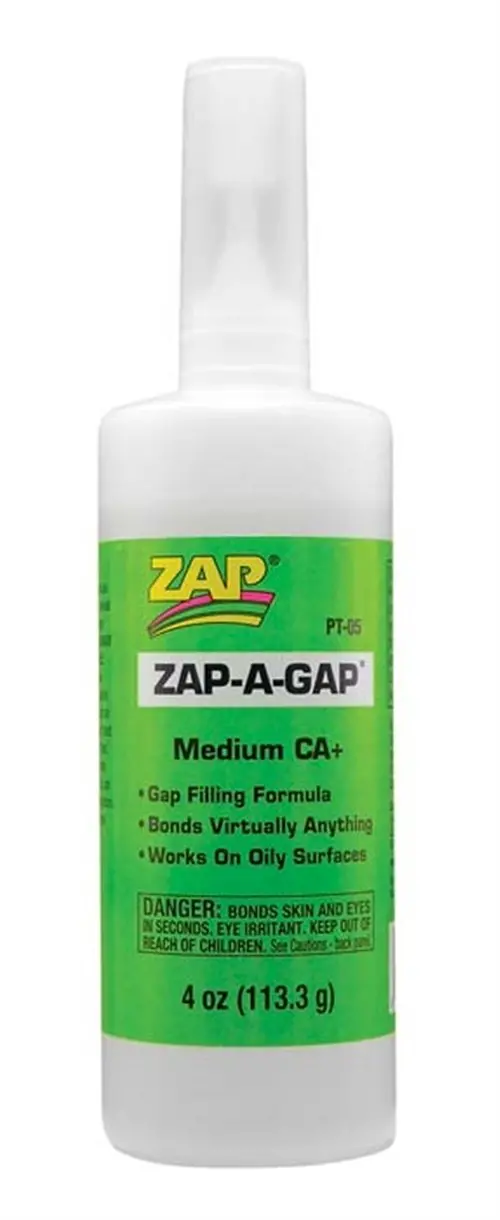 Zap Adhesives Ca+ Glue, 4 Oz, Pt-05 1