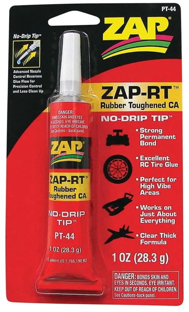 Zap Adhesives Rubber Toughened Ca, Pt-44 1