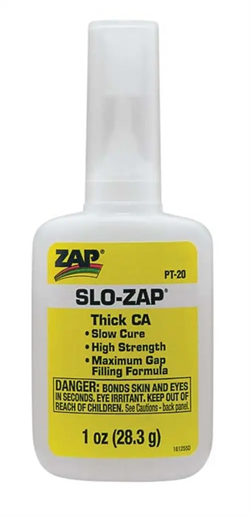 Zap Adhesives Slo-Zap Ca, Thick, 1 Oz, Pt-20 1