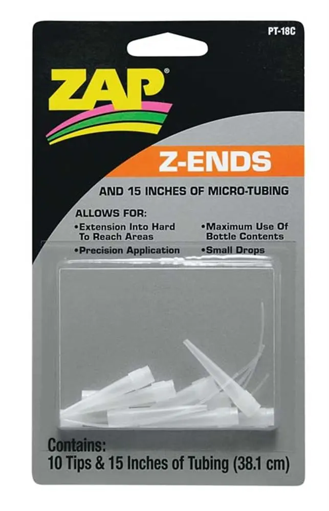 Zap Adhesives Z-Ends Nozzle, Pt-18 1
