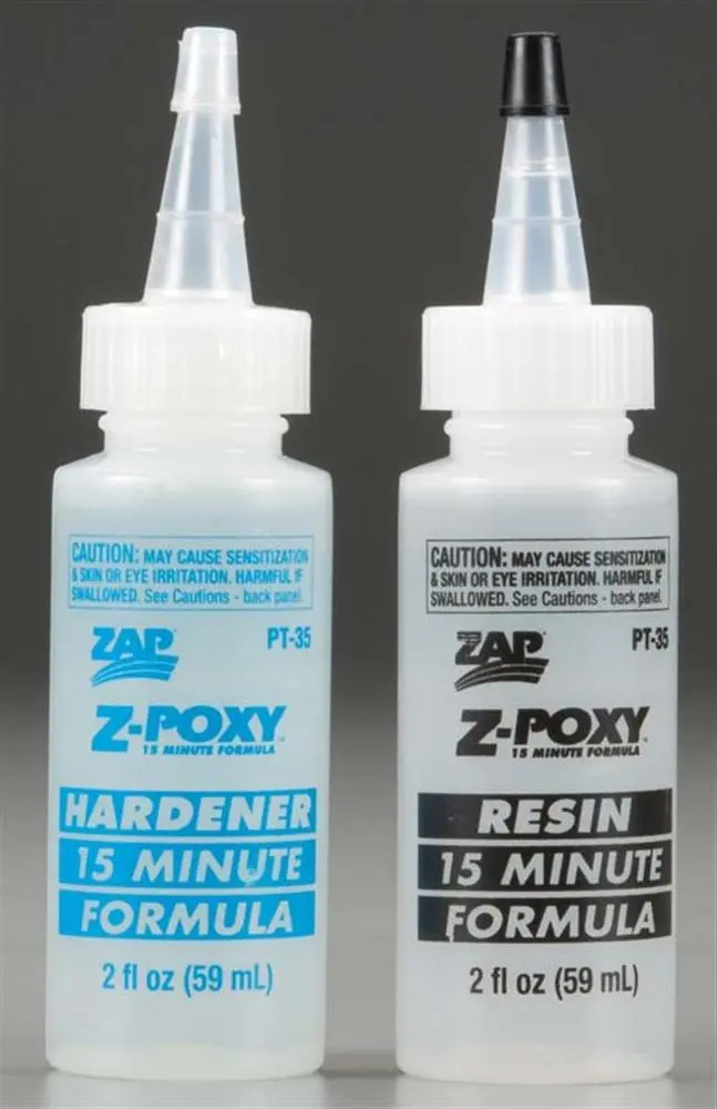 Zap Adhesives Z-Poxy 15 Minute, 4Oz, Pt-35 1