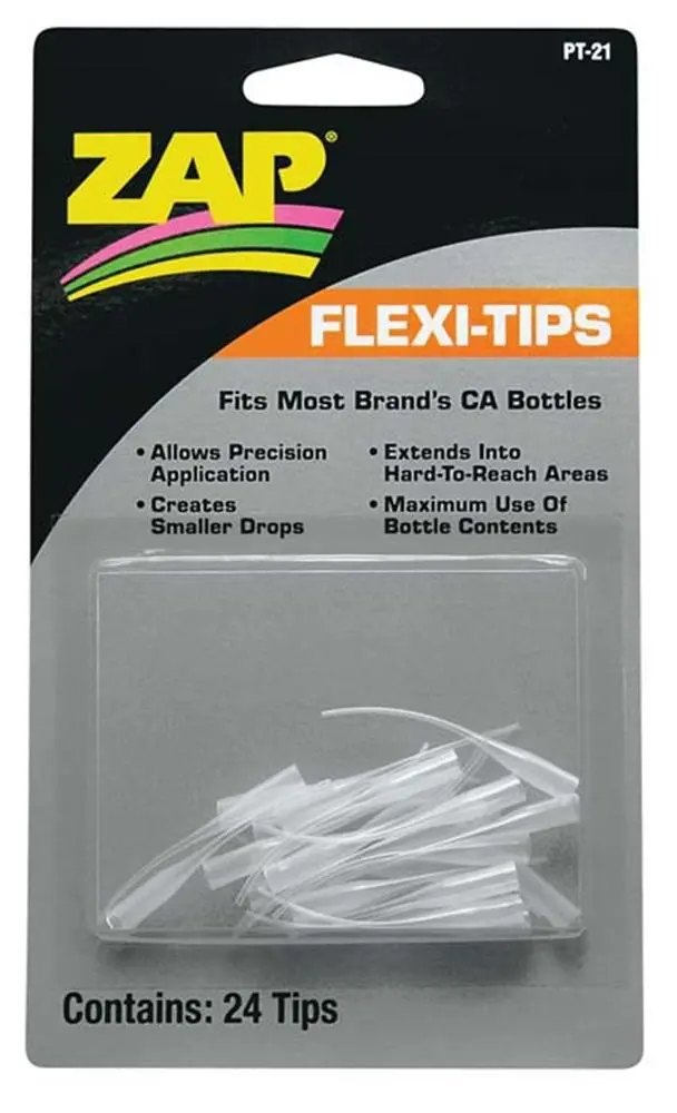 Zap Adhesives Zap Flexi Extender Tips, Pt-21 1