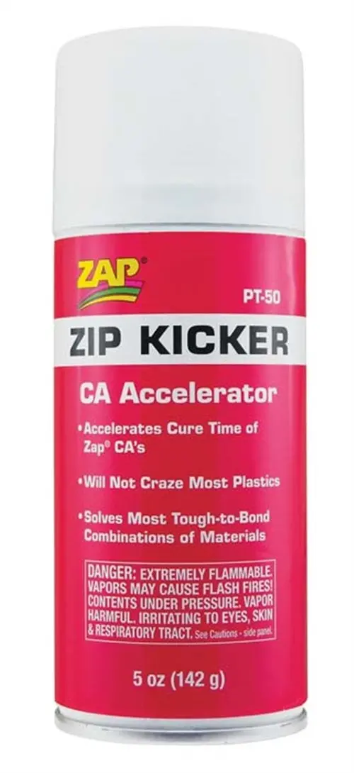 Zap Adhesives Zip Kicker Aerosol, 5 Oz, Pt-50 1