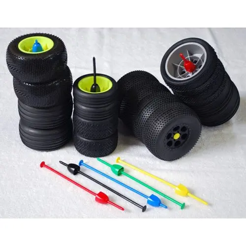 Zip Stix / Black, Blue, Green, Red / 4Pcs, Der-Zs4-Blk 1