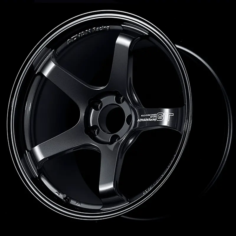 Advan Gt Beyond Forged Alloy Wheel – 19X9.0, +22 Offset, 5X120, Titanium Black Finish 1