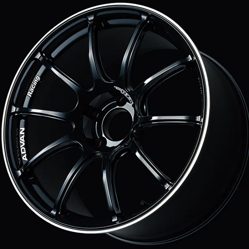 Advan Rzii 15X8.0 / +28 Offset / 4-100 / 63Mm Bore / Racing Gloss Black & Ring 1
