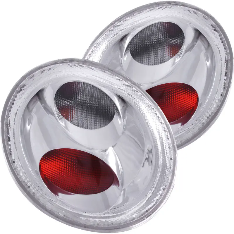 Anzo Chrome Taillight Assemblies For Volkswagen Beetle (1998–2005) 1