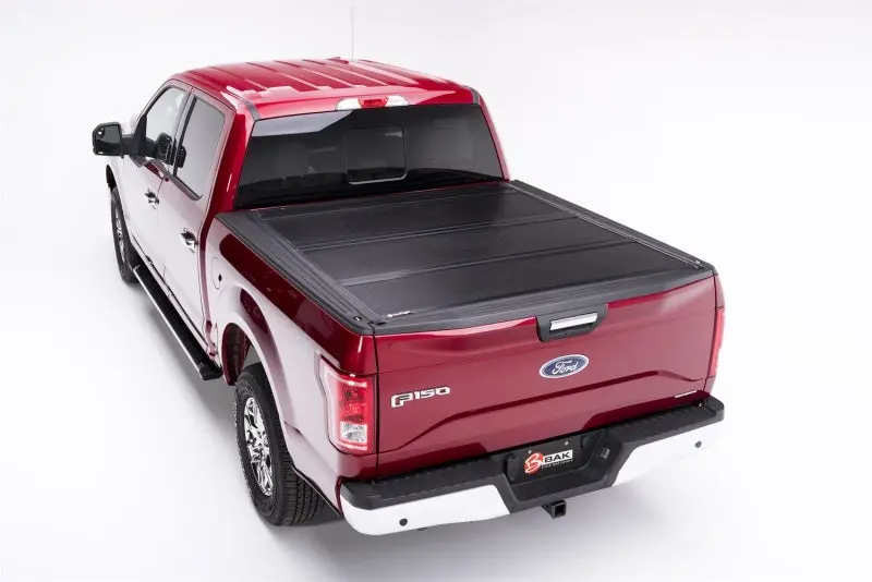 Bakflip F1 Hard Folding Tonneau Cover For 2017–2023 Ford Super Duty – 8-Foot Bed, Aluminum Construction 1