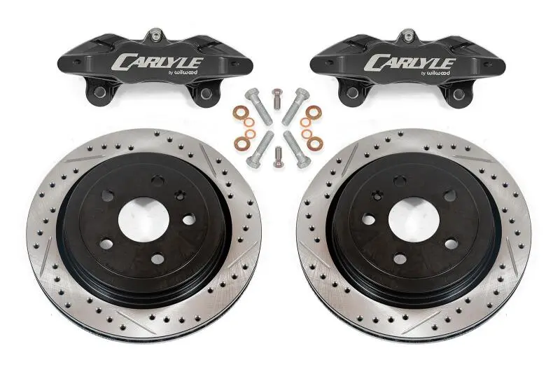 Bmr Suspension Drilled & Slotted Brake Rotor Kit For 2008–2009 Pontiac Gto – 15-Inch Conversion, Black Finish 1