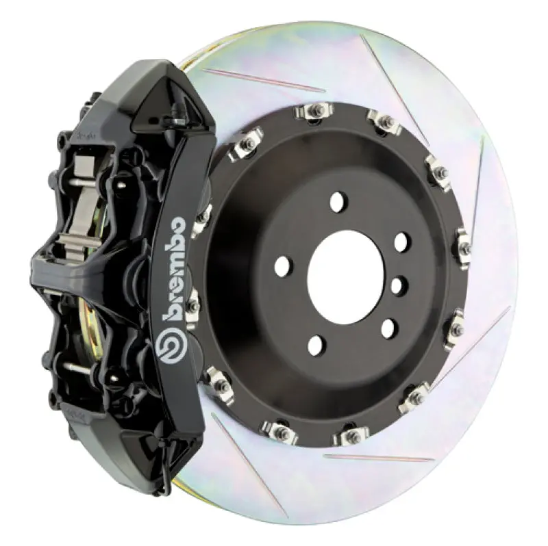 Brembo Gt Big Brake Kit For 2009–2015 Cadillac Cts-V – Front, 6-Piston Cast Calipers, 405X34Mm Two-Piece Slotted Rotors (Black Finish) 1