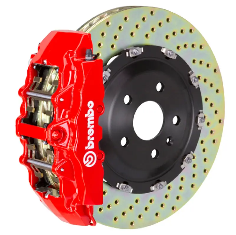 Brembo Gt Big Brake Kit – Front, 6-Piston Calipers With 380X34Mm Drilled Rotors For 2018+ Bmw X3 & 2019+ X4 1