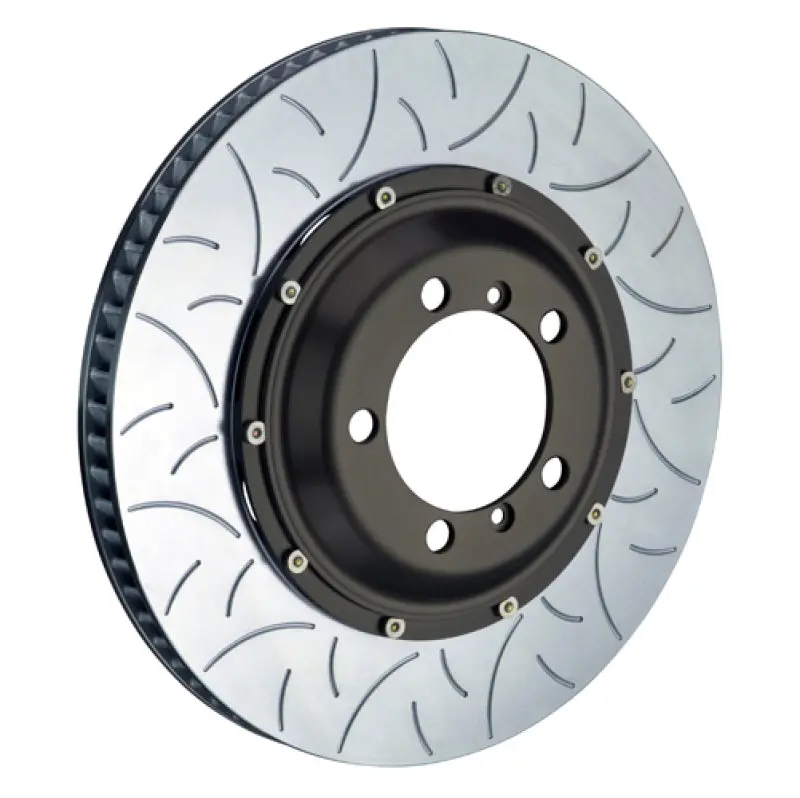 Brembo Two-Piece Rear Brake Rotors For Nissan Gt-R (2009–2011 & 2012+), 380X30Mm Slotted Type-3 1