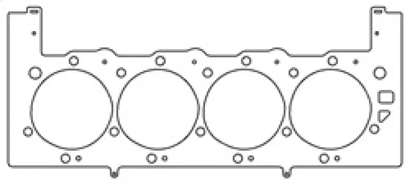 Cometic Mls Head Gasket For Gm L18 Vortec 8100 Gen-Vii Big Block V8 – 4.280" Bore, 0.045" Thickness, Left-Hand Side 2
