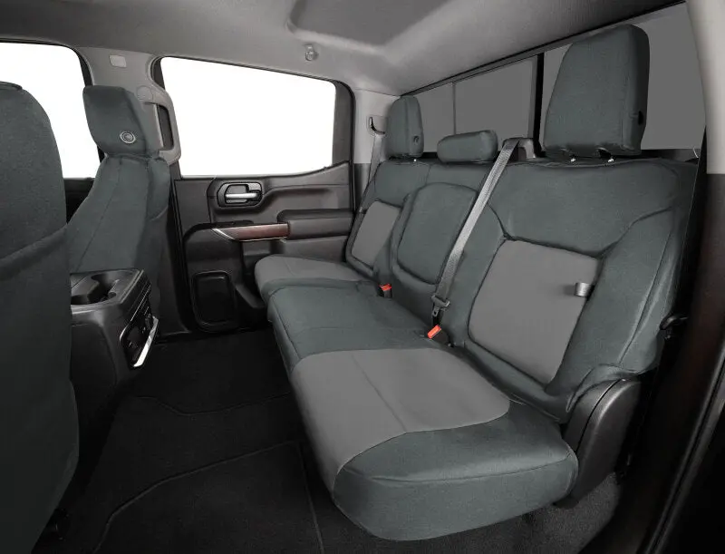 Covercraft 16-24 Nissan Titan Endura Precisionfit Custom Second Row Seat Covers - Charcoal/Silver 1