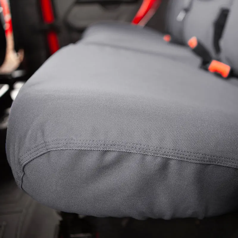 Covercraft Carhartt Seatsaver Custom Fit – Second Row Seat Covers For 2023–2024 Toyota Sequoia (Gravel Color) 1