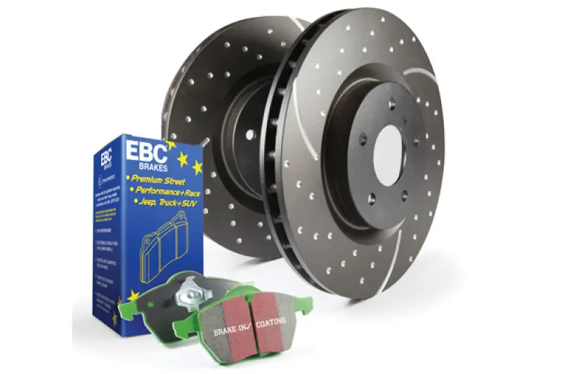 Ebc Greenstuff Brake Pad & Gd Rotor Kit – S10 Series Performance Upgrade For Street And Light Track Use 2