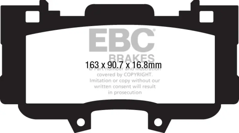 Ebc Ultimax2 High-Performance Brake Pads 1