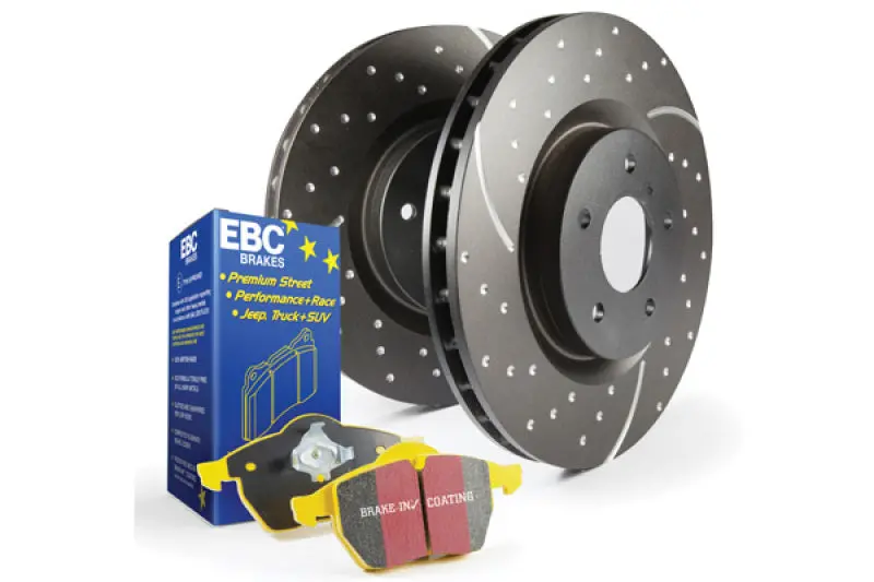 Ebc Yellowstuff High-Performance Brake Kit – S5 Series Pads & Gd Grooved Rotors 1