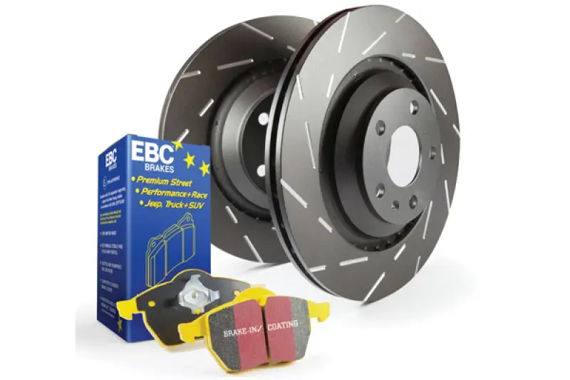 Ebc Yellowstuff S9 Brake Kit – High-Performance Pads And Usr Drilled/Slotted Rotors 1