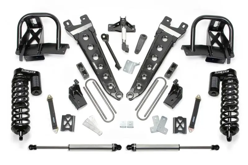Fabtech 6-Inch Radius Arm Lift System With Dual-Height Coilovers & Rear Dual-Height Shocks For 2005–2007 Ford F-350 4Wd 1