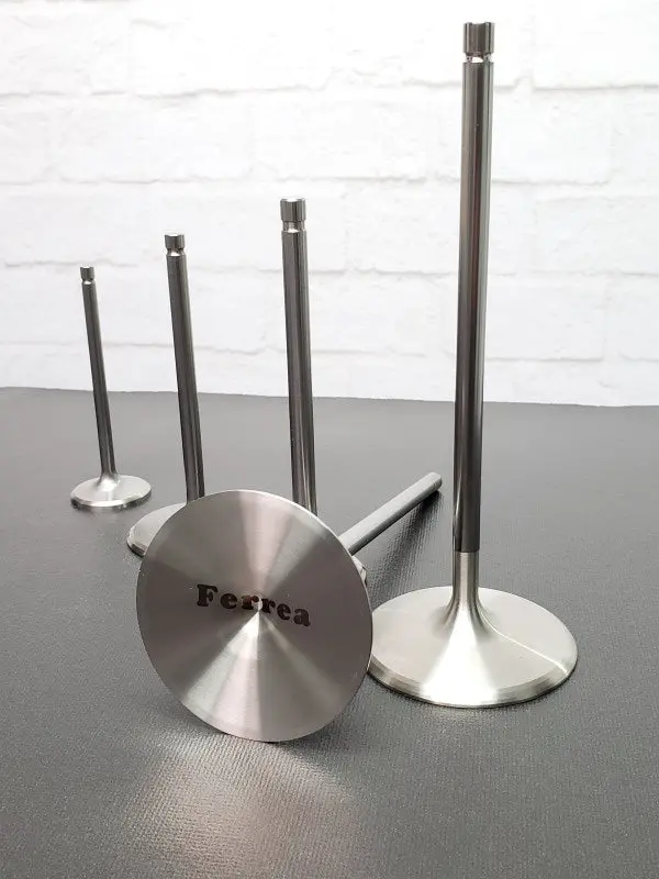 Ferrea Titanium Competition Intake Valves For Chevy/Chrysler/Ford Small-Block – 2.17" X 5.34", 12° Stem Angle, 8-Piece Set 1
