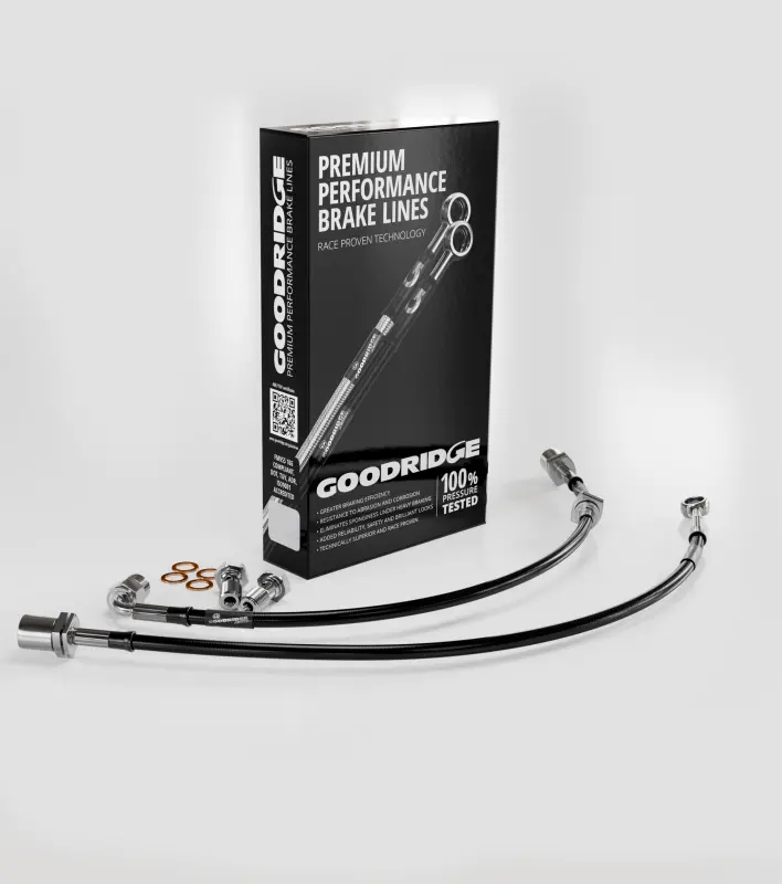 Goodridge 90-05 Mazda Miata Na/Nb Stainless Steel Front Brake Lines 1