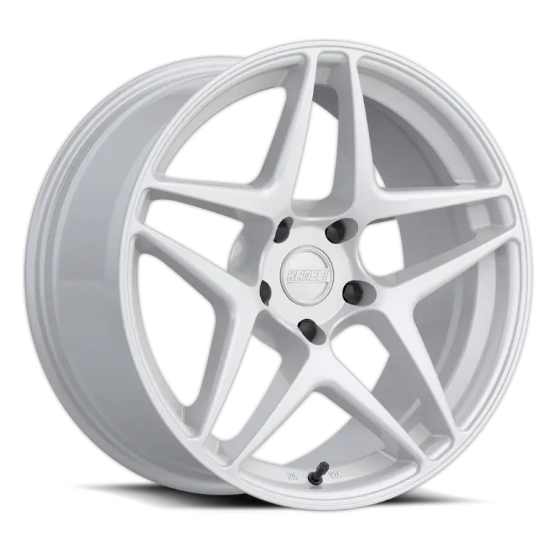 Kansei K15W Astro 18X9In / 5X100 Bp / 22Mm Offset / 73.1Mm Bore - Gloss White Wheel 1