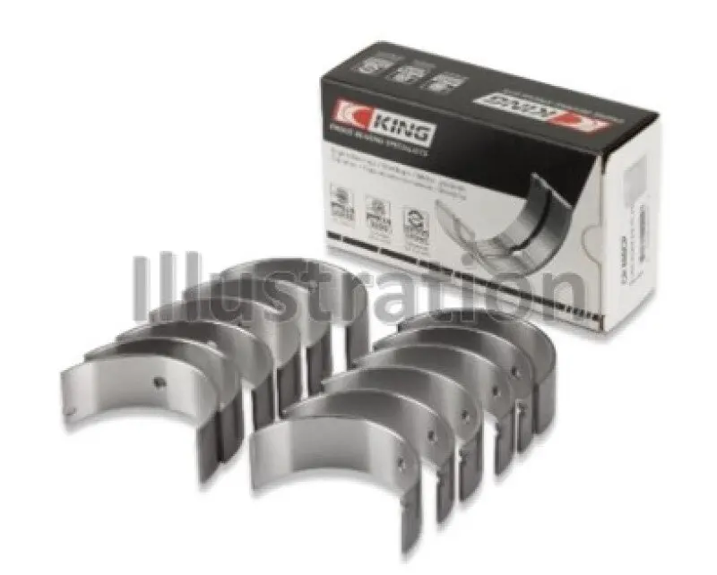 King Engine Bearings Ford 155 Connecting Rod Bearing Set With +0.75Mm Oversize 1