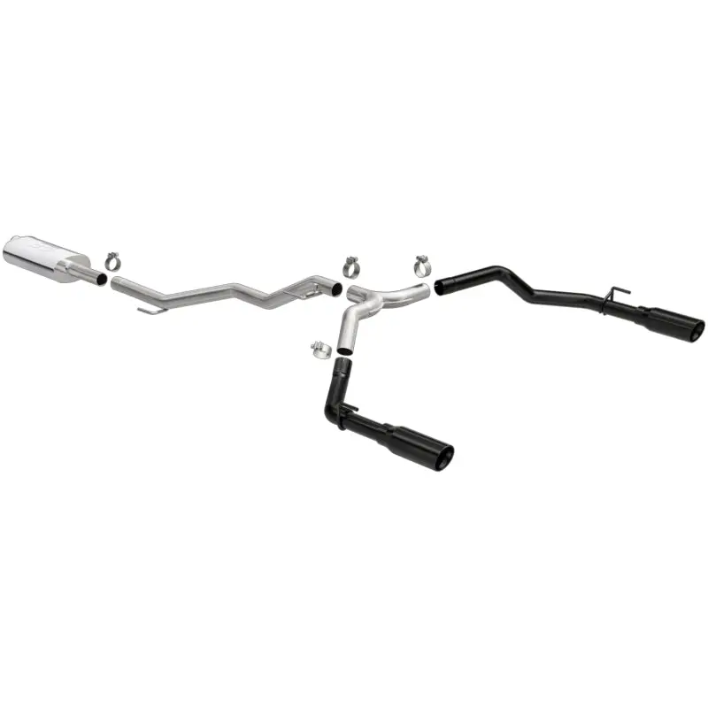 Magnaflow Street Series Cat-Back Exhaust For 2020 Jeep Gladiator – 3-Inch Dual Split Exit With Black Tips 1