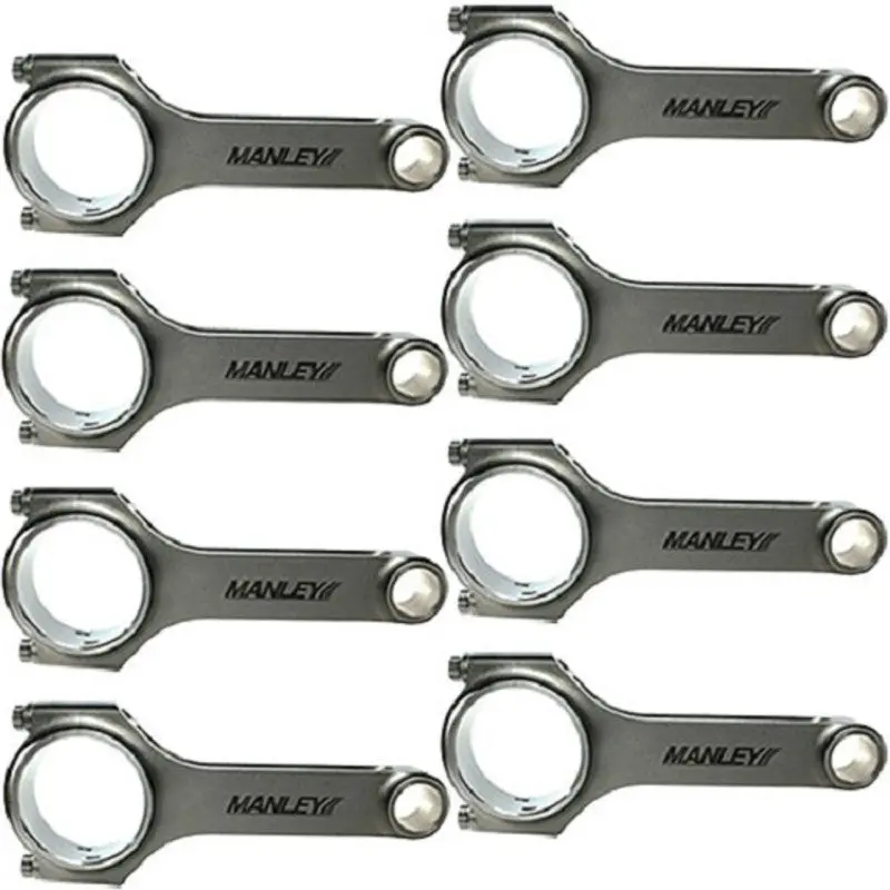 Manley H-Beam Connecting Rod Set For Chrysler 5.7L Hemi (6.125" Length, Small Block Series) 1