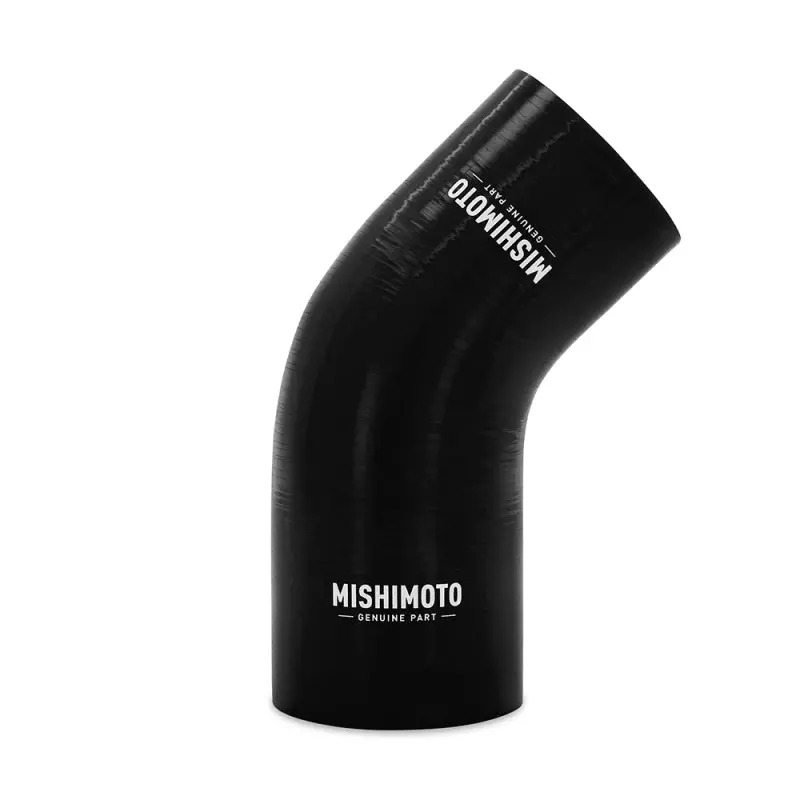 Mishimoto 45° Silicone Reducer Coupler – 3" To 3.25", Black 1