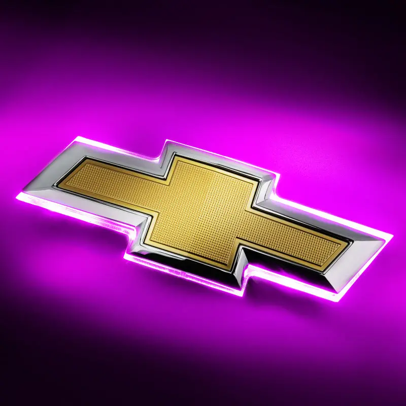 Oracle Illuminated Bowtie Emblem – Pink Led Accent For 2016–2019 Chevrolet Camaro 1
