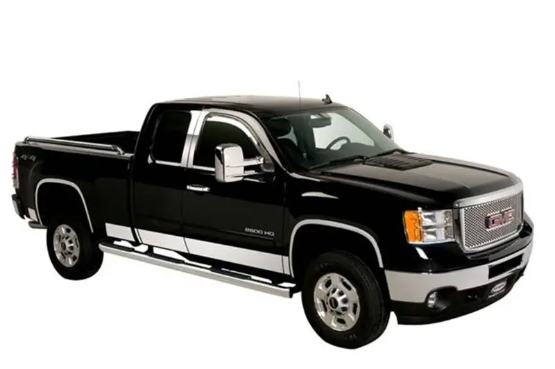 Putco Stainless Steel Rocker Panel Trim For 2007–2013 Chevrolet Silverado Regular Cab (6.5' Short Box) 1