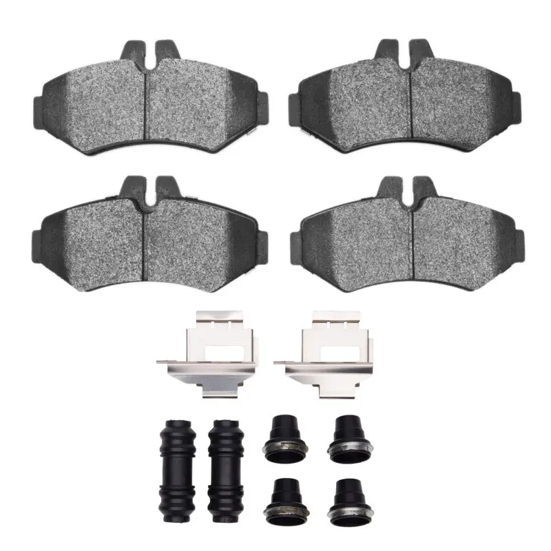R1 Semi-Metallic Rear Brake Pad And Hardware Kit For 2002–2018 Dodge Sprinter 2500 1