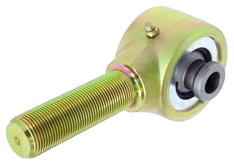Rockjock Johnny Joint Rod End – 2.5-Inch Forged Steel, 2.440-Inch X 0.515-Inch Ball, 1-Inch-14 Rh Thread, Greased 1