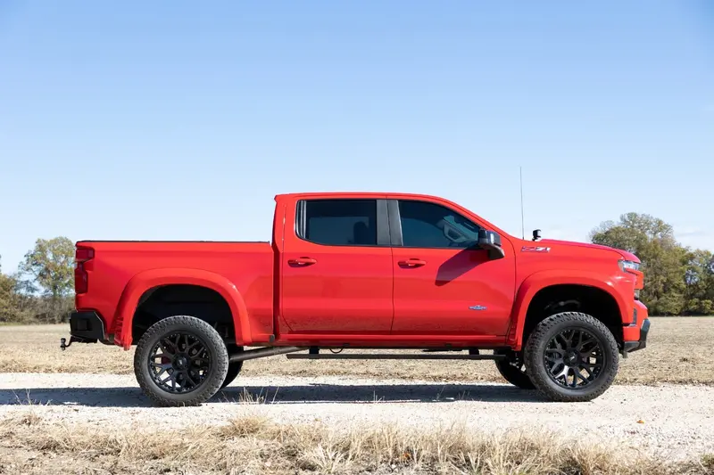 Rough Country Psr51920 Lighted Power Running Boards For 2019–2024 Chevrolet Silverado & Gmc Sierra (1500/2500Hd/3500Hd, No-Drill Install) 1