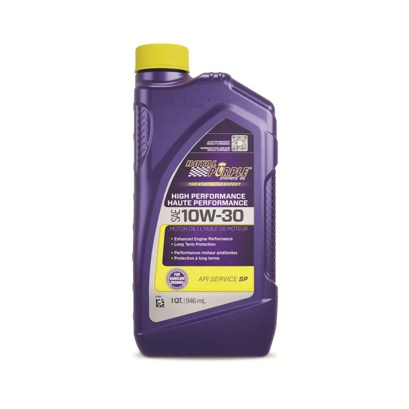 Royal Purple High-Performance Synthetic Motor Oil – 10W-30, 1 Quart (Canada Market) 1