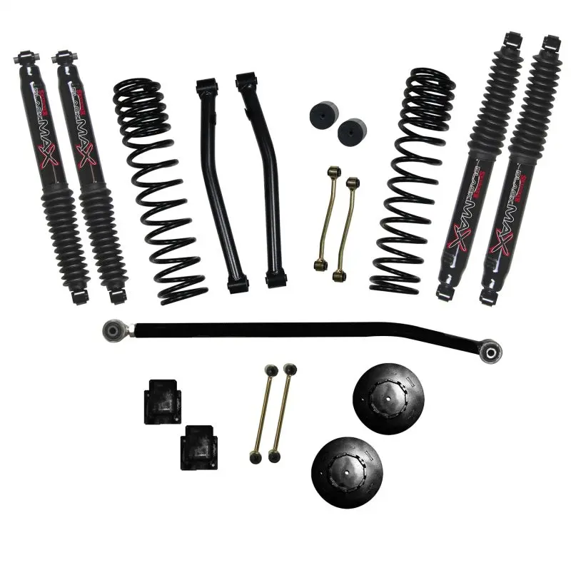 Skyjacker 3.5-Inch Front / 2-Inch Rear Lift Kit For 2020+ Jeep Gladiator Jt (Non-Rubicon) With Black Max Shocks 1
