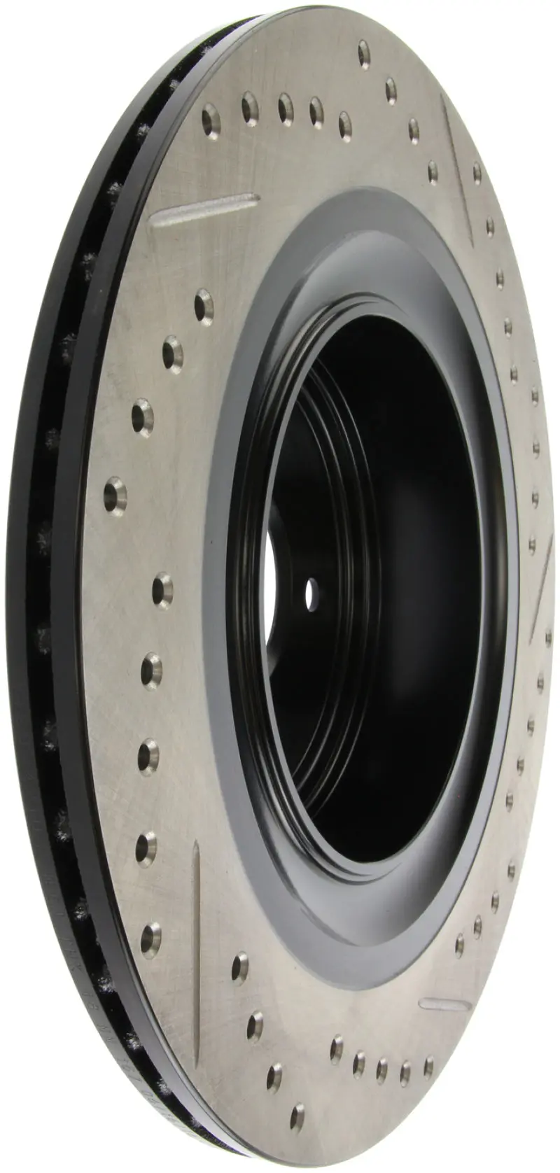 Stoptech Sportstop Slotted & Drilled Rear Right Brake Rotor For Infiniti G37 And Nissan 370Z 1