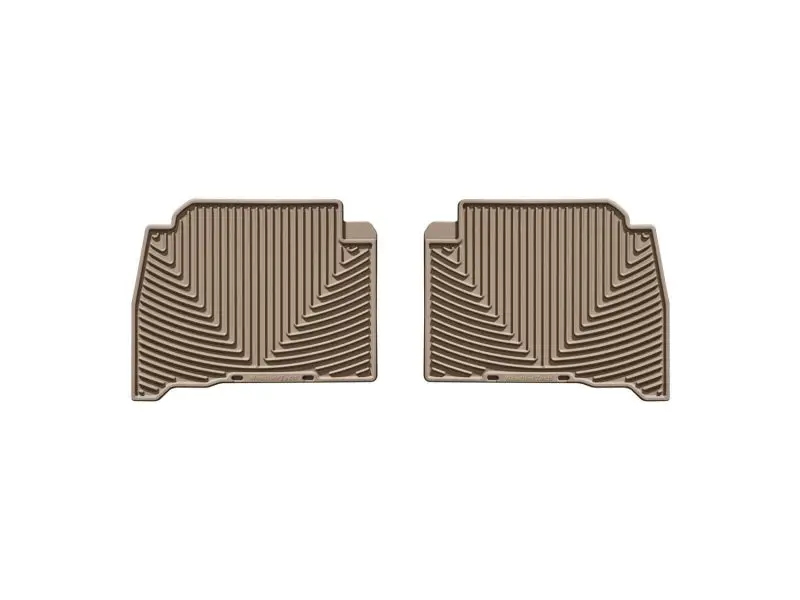 Weathertech 08-13 Lexus Lx570 Rear Rubber Mats - Tan 1