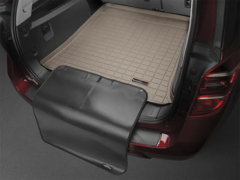 Weathertech Cargo Liner With Bumper Protector – Tailored For 2024 Jeep Wrangler 4Xe (With Subwoofer Option), Tan 1