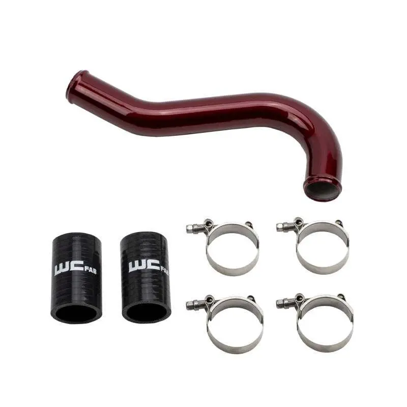 Wehrli 06-10 Chevrolet 6.6L Lbz/Lmm Duramax Upper Coolant Pipe - Illusion Purple 1