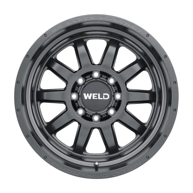 Weld Off-Road W101 Stealth Wheel – 20X10", 8X165.1Mm, Et-18, 4.75" Backspace, Satin Black Finish 1