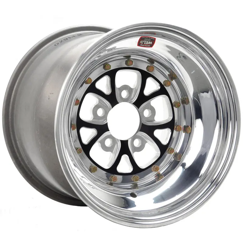 Weld V-Series 15X10 Black Wheel – 5X4.5" Bolt Pattern, 4" Backspace 1