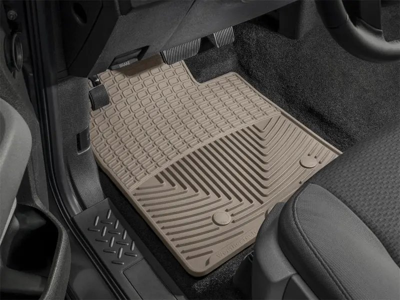 Wt Tan Front Rubber Floor Mats 1