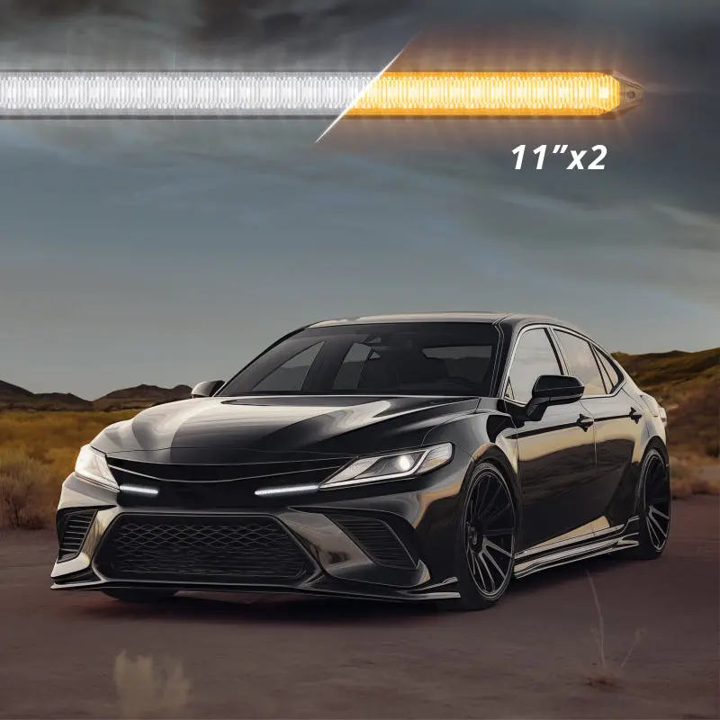 Xk Glow 11-Inch Switchback Led Grill Lights With Startup Animation And Sequential Turn Signals 2