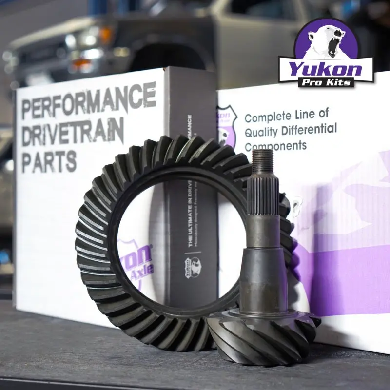 Yukon 11.25In Dana 80 4.56 Rear Ring & Pinion Install Kit 4.375In Od Head Bearing 1